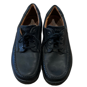 ECCO Men's Fusion II Black Leather Shoes Size 9.5